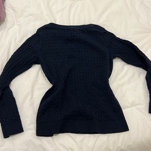 Tommy Hilfiger navy boat neck sweater